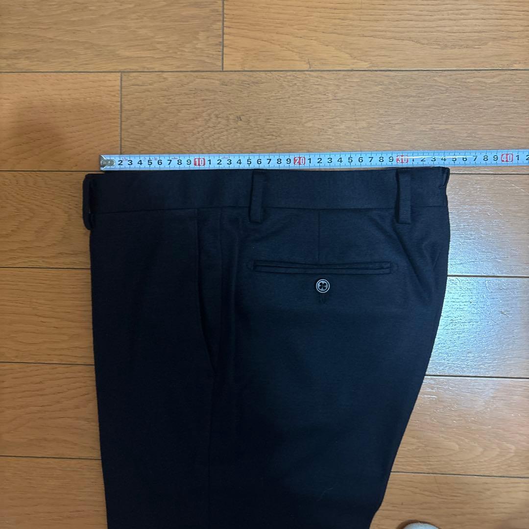 本日限定価格azabutailorネイビービジネススーツ(ジャージスーツ)