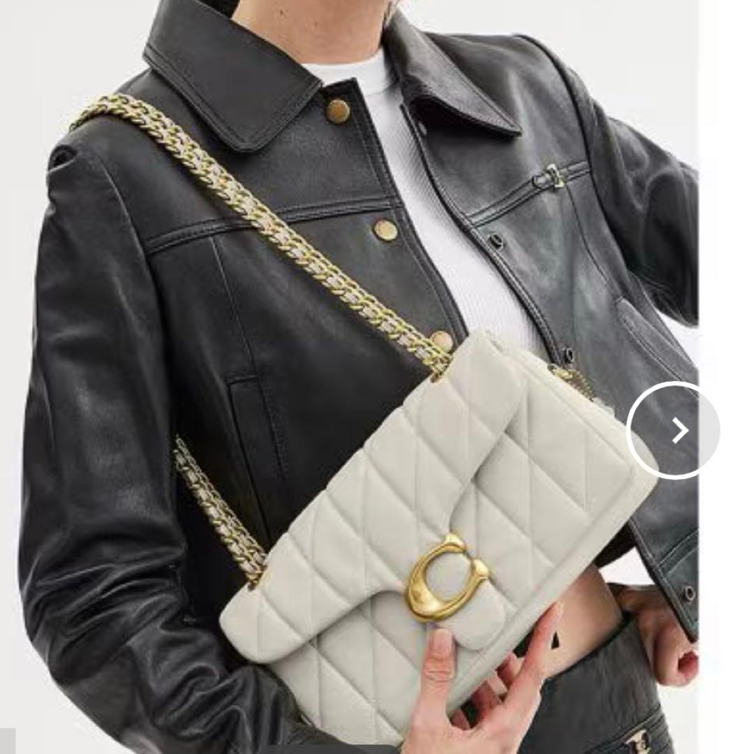 【極美品】★coach★タビーショルダーバッグ26 キルティング　CP-150