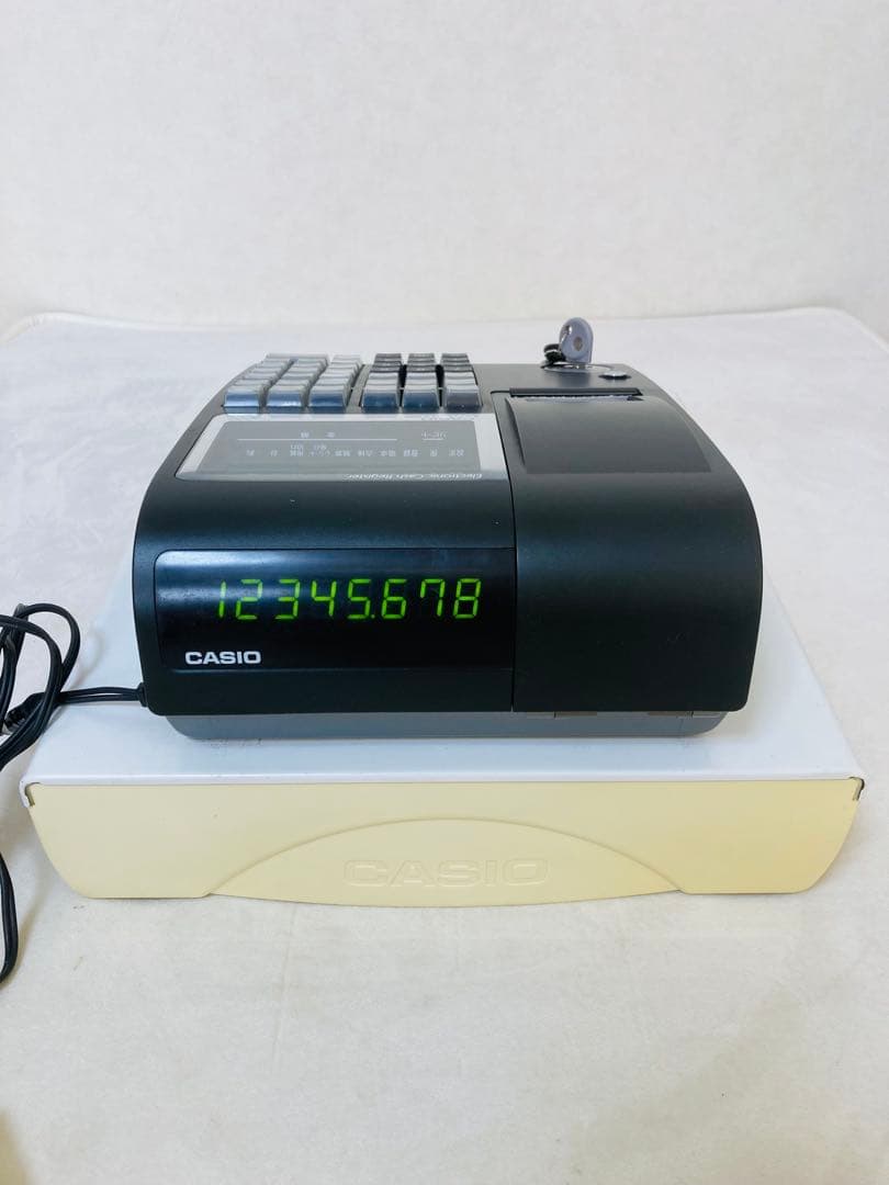 カシオ　CASIO　電子レジスター　レジ　TE-300　TE300　黒色ブラック