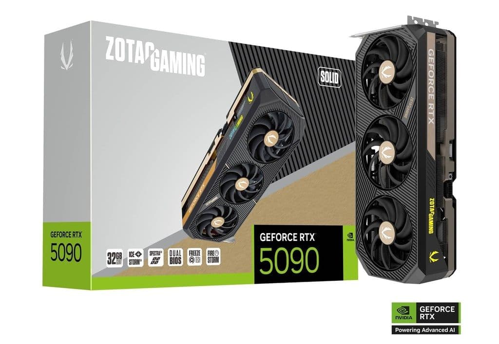 保証書有 ZOTAC GeForce RTX 5090 SOLID OC 32G