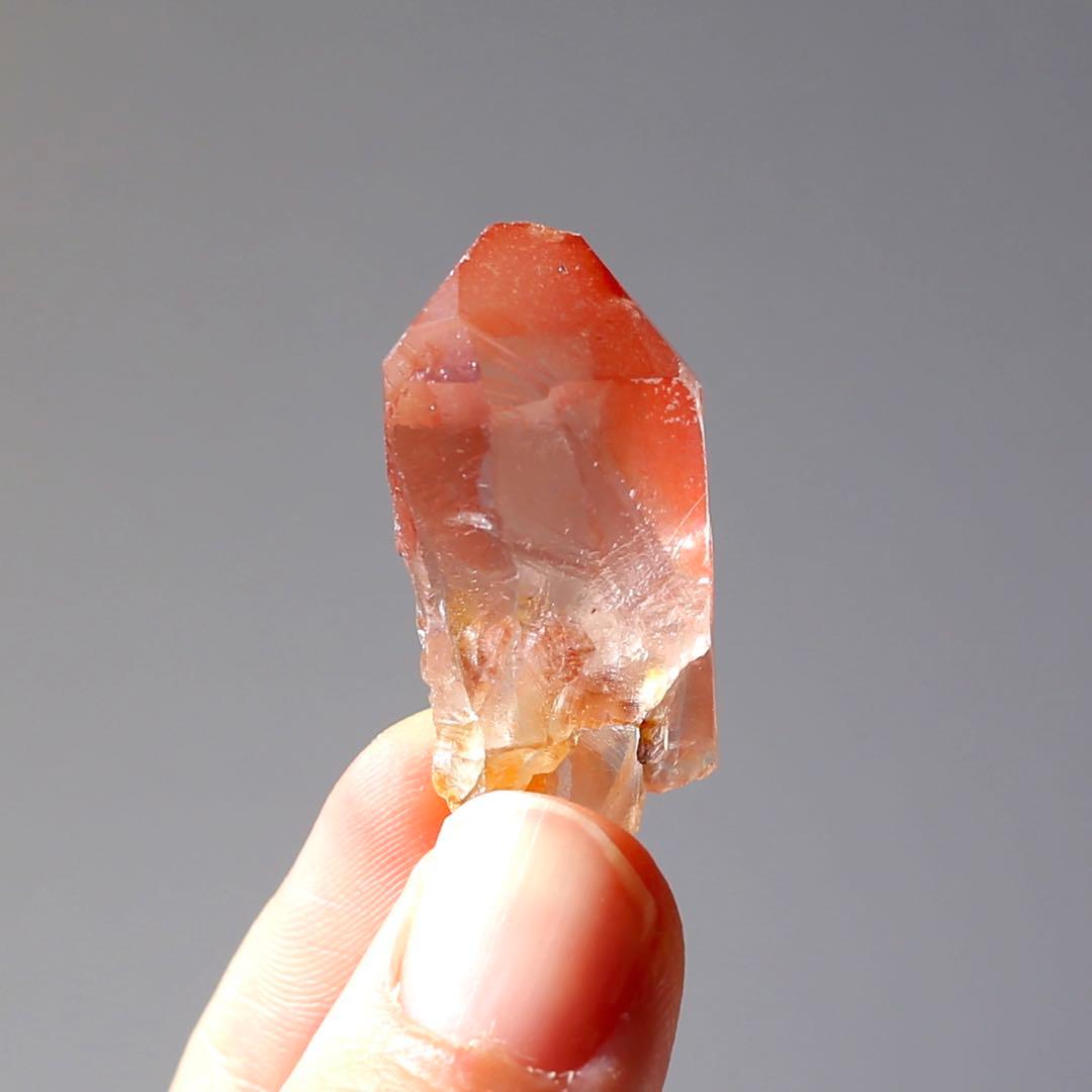 ディープピンクレムリアンシード 天然石 水晶 鉱物 一点物 クォーツ クリスタル
