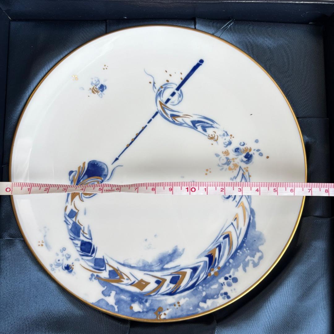 【美品】マイセン 2001年 干支プレート　笛を吹く陽気なスネーク　ヘビ巳年