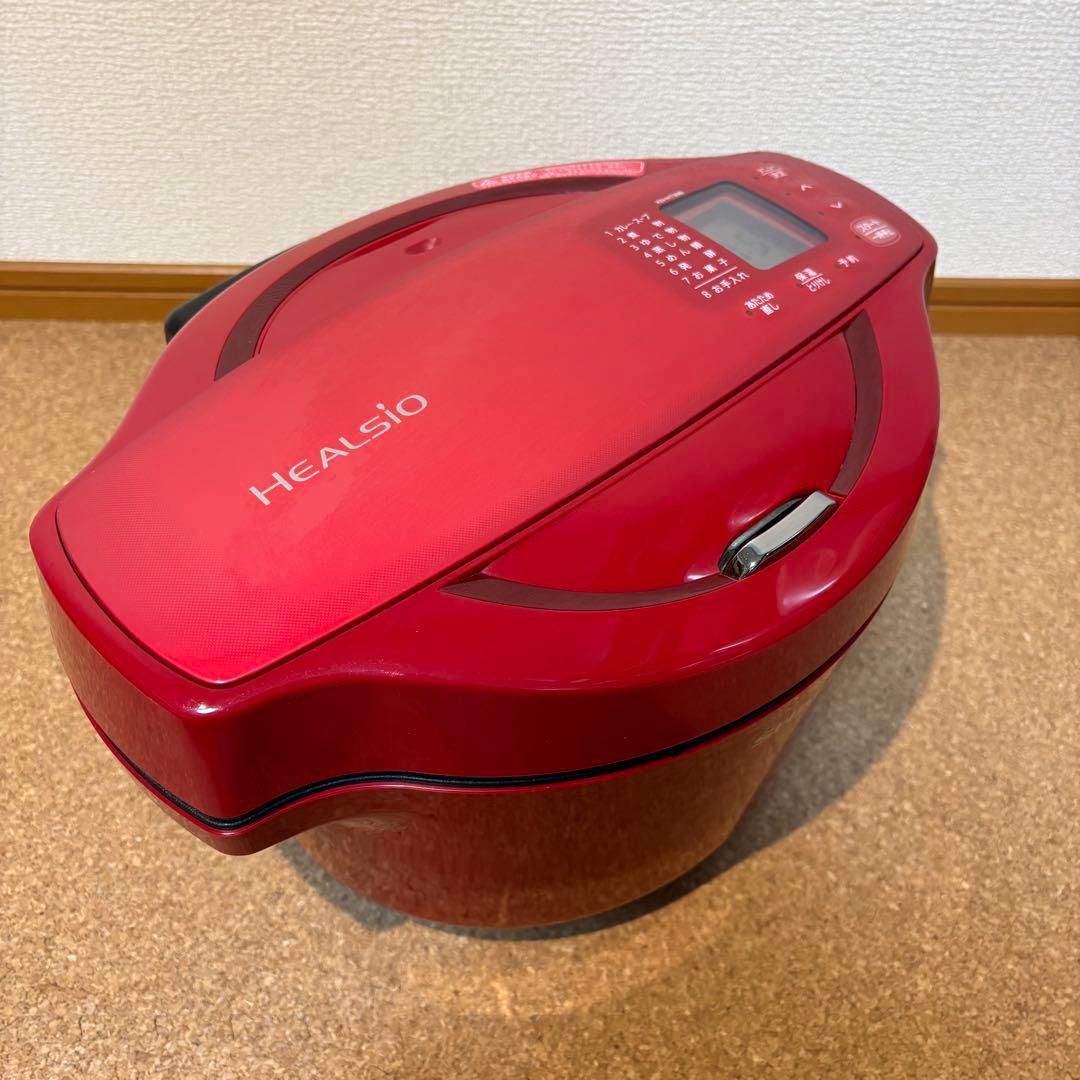 【良品】SHARP ヘルシオホットクック 水なし自動調理鍋 KN-HT99B-R