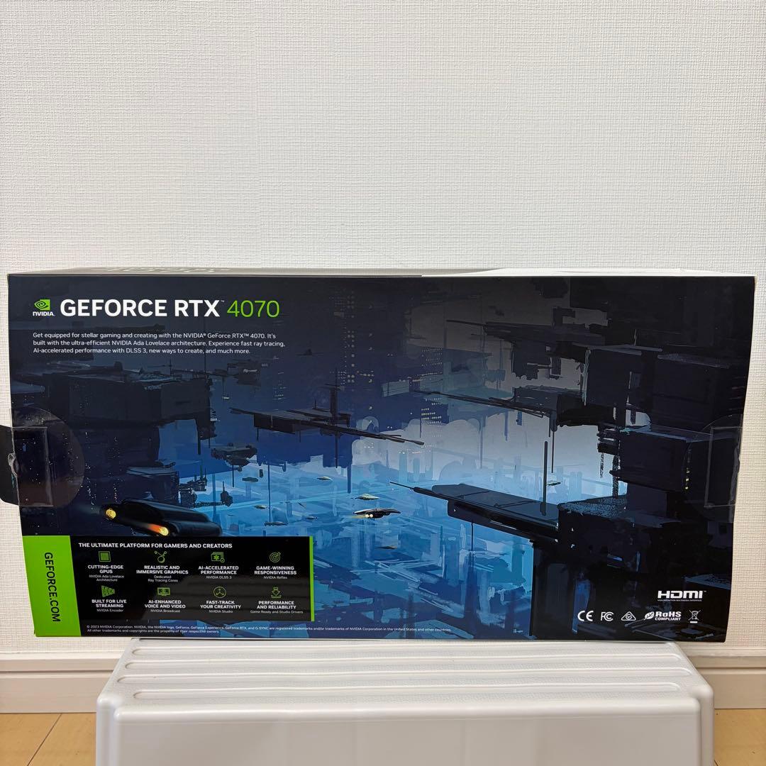 最終値下げ　RTX4070 玄人志向 GALAKURO