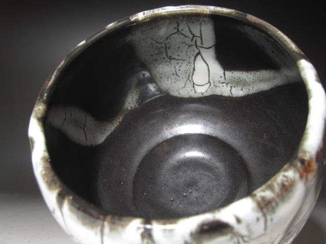 【セール】☆　清水卯一　蓬莱茶碗　飽きの来ない味わい深い一品です☆y425