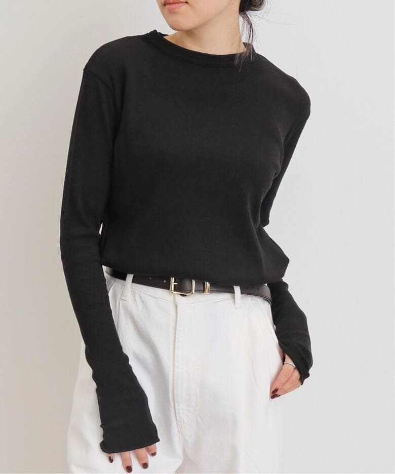RIB LONGSLEEVE T-SHIRT アパルトモン