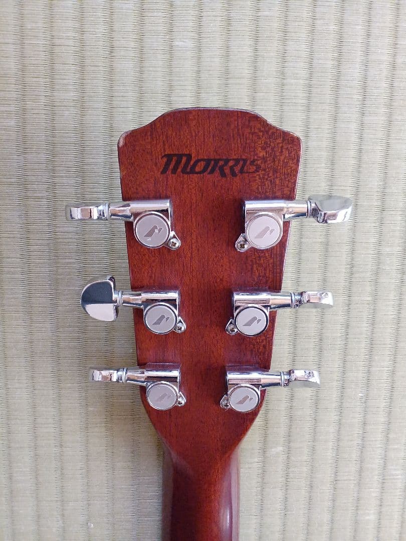 【送料込】モーリス　MW650P　トップ単板　生ギター　整備済新品弦　リペア品