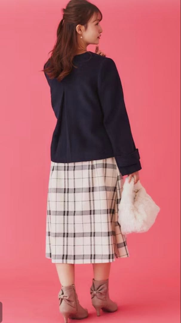 【新品】index ノーカラーショートコート