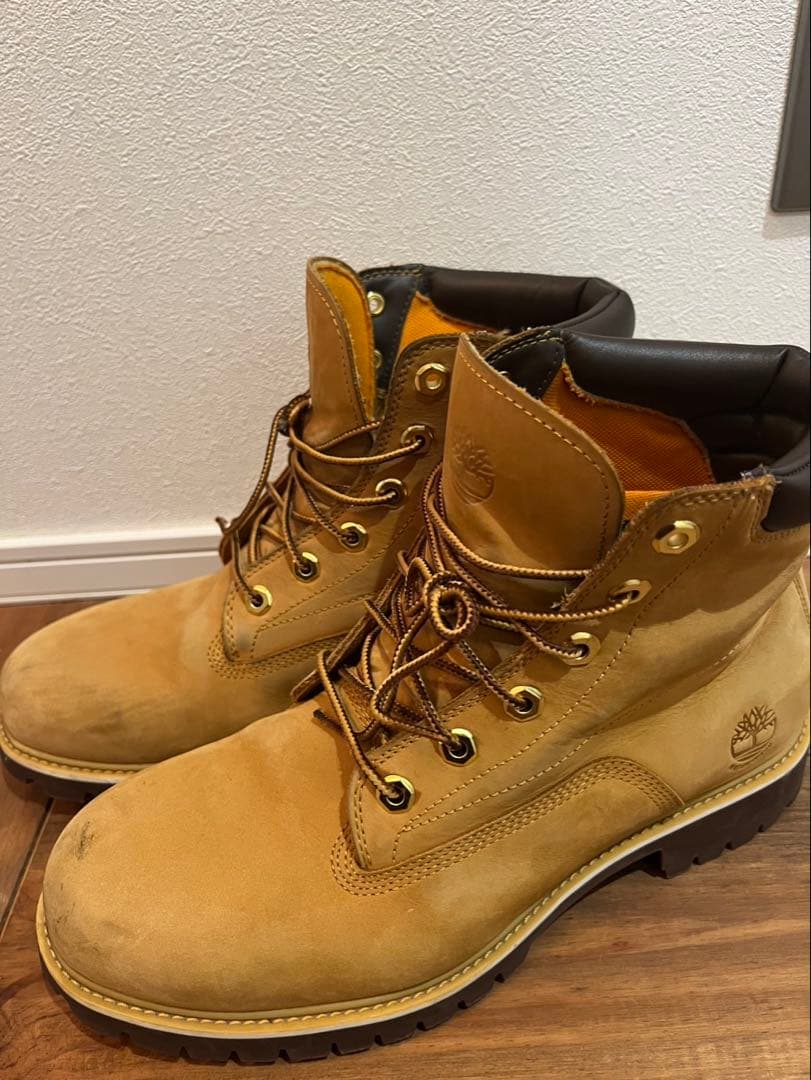 Timberland 防水スエードイエローブーツ　最終価格‼️