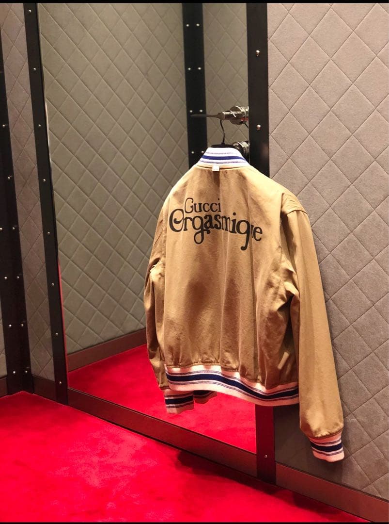 Gucci Orgasmique リバーシブル ボンバージャケット