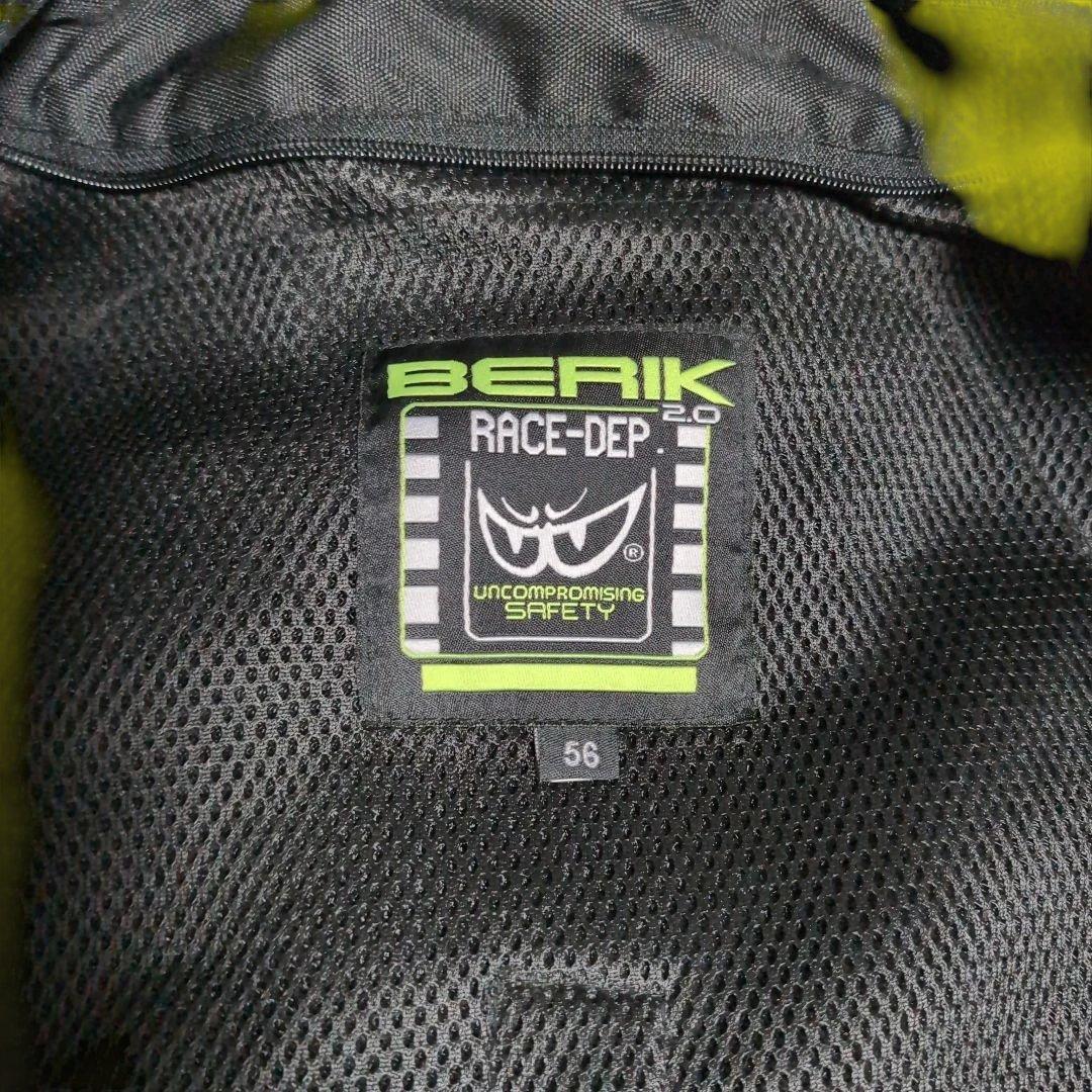 新品　ベリック　レザージャケット　56サイズ　黒／白／赤　BERIK