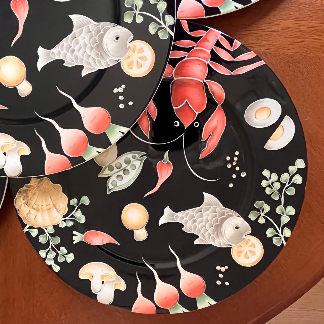 【希少品】ビレロイ＆ボッホ★Fruits de Mer★大皿　5枚