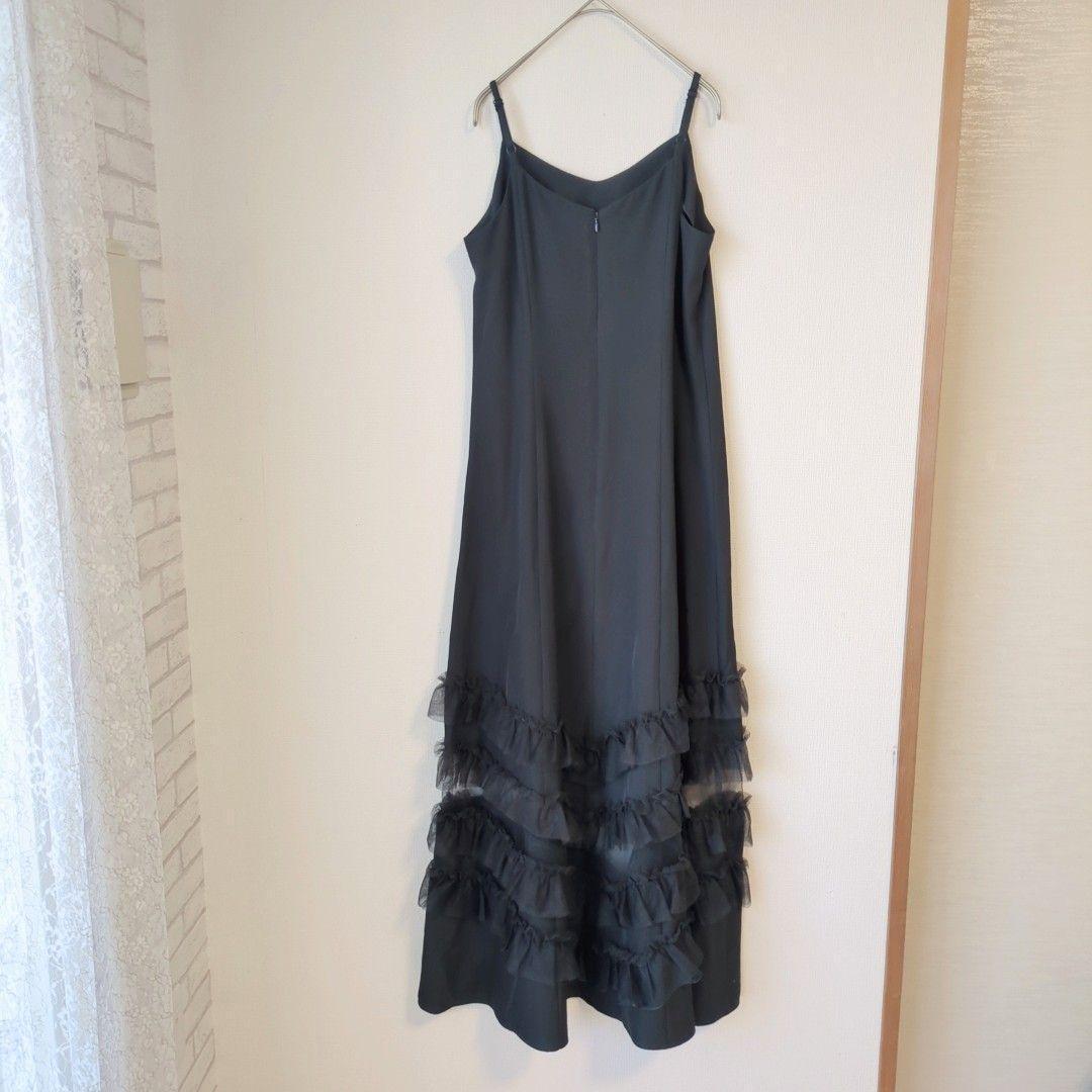 美品 niana ニアナ トランスペアレントヘムセットアップドレス М 結婚式