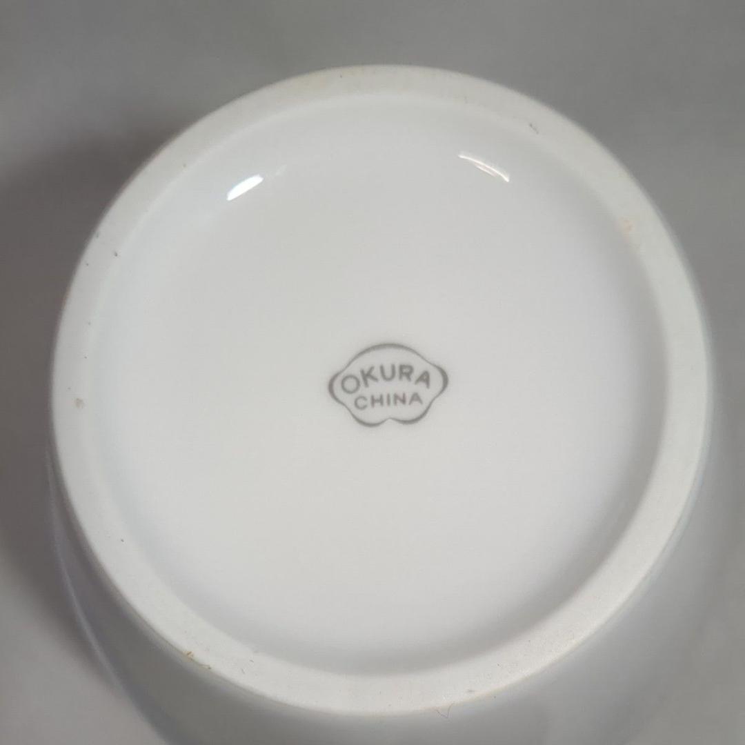 大倉陶園 23cm花瓶 ブルーローズ 陶磁器 花器 花入 青い薔薇 USED美品