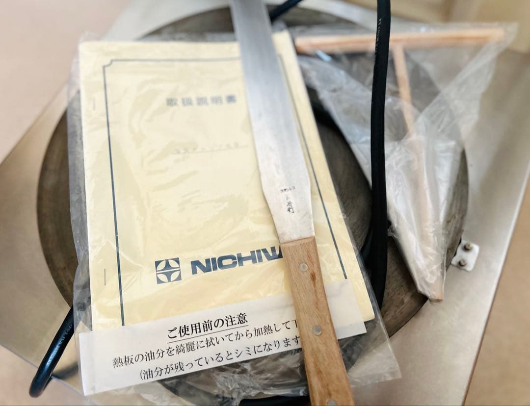 ニチワ 100V 電気クレープ焼器 CM-410