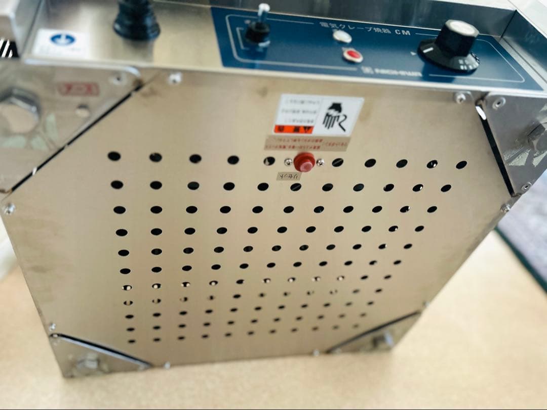 ニチワ 100V 電気クレープ焼器 CM-410