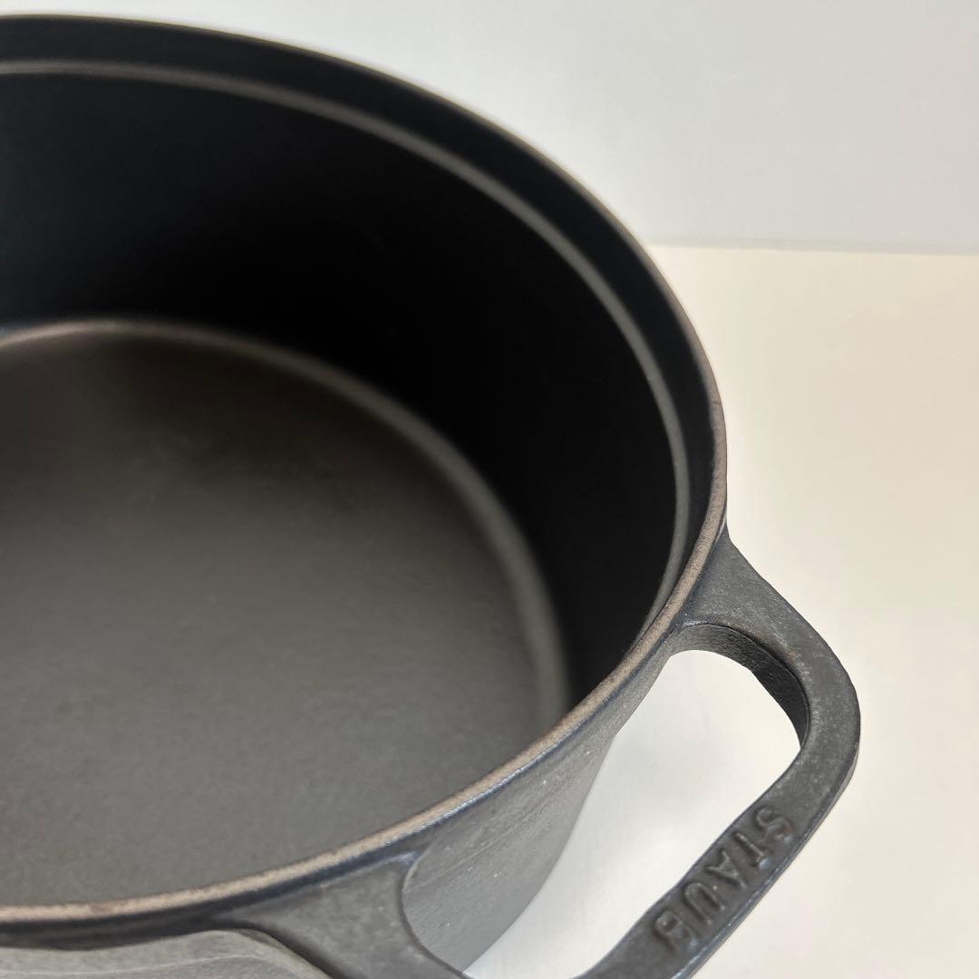 STAUB ストウブ　ピコ　ココット　マット黒　37cm