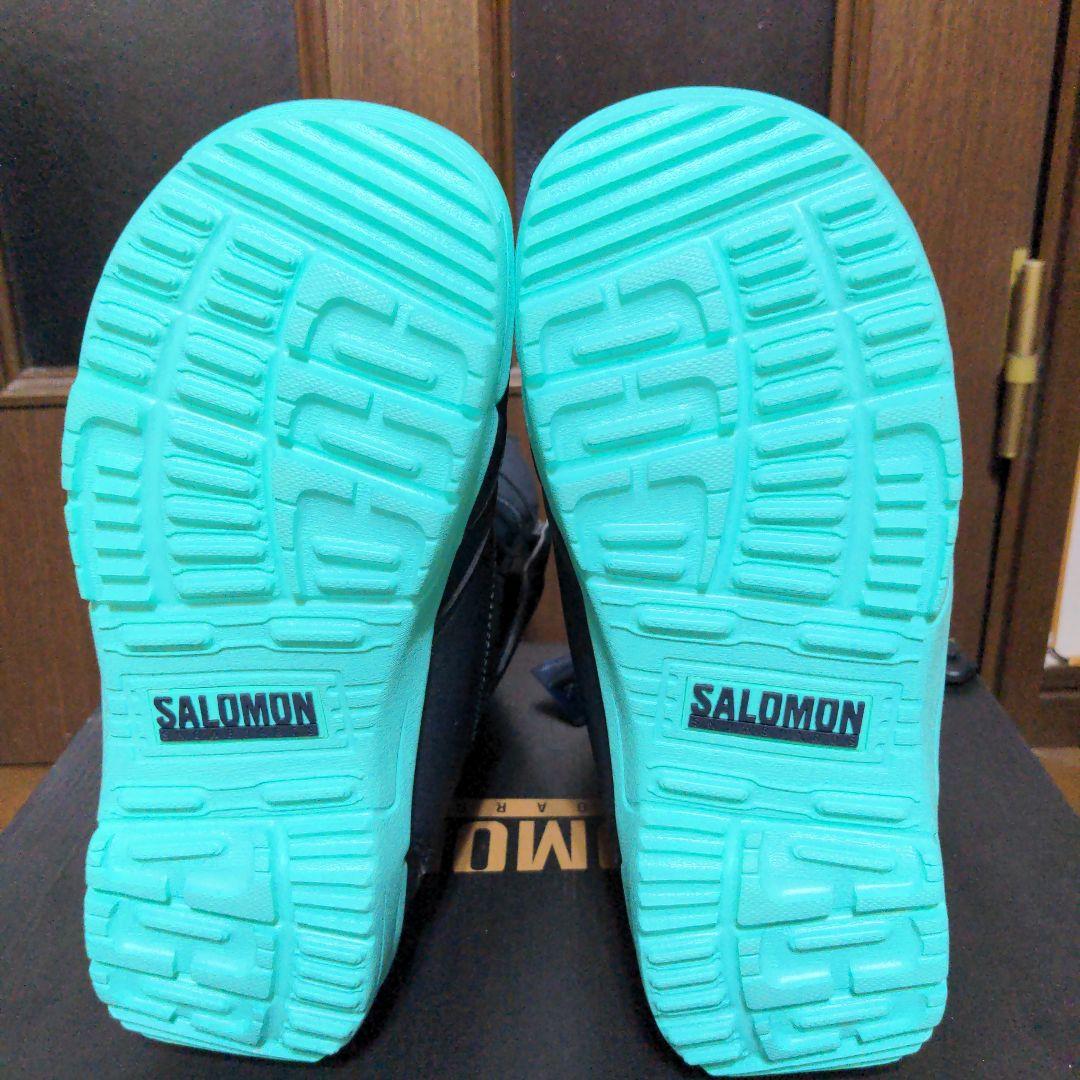 新品Salomon Pearl スノーボードブーツ 深青/ミント