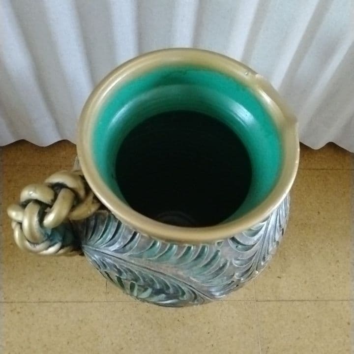 アンティーク傘立て　傘立て　陶器　置物　オブジェ