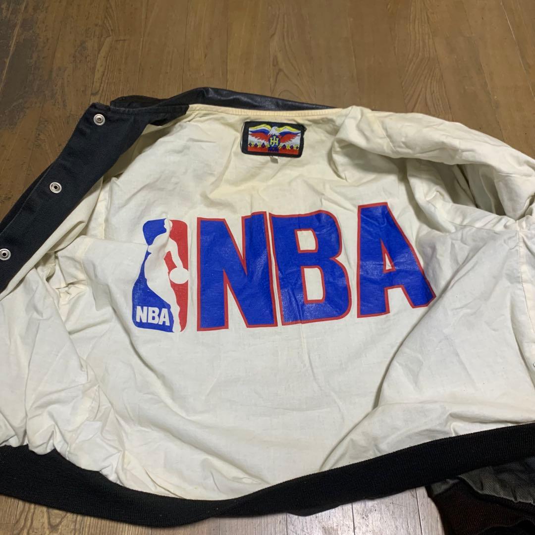 NBAジェフハミルトンJeffHamiltonシカゴブルズ上質レザージャケットM