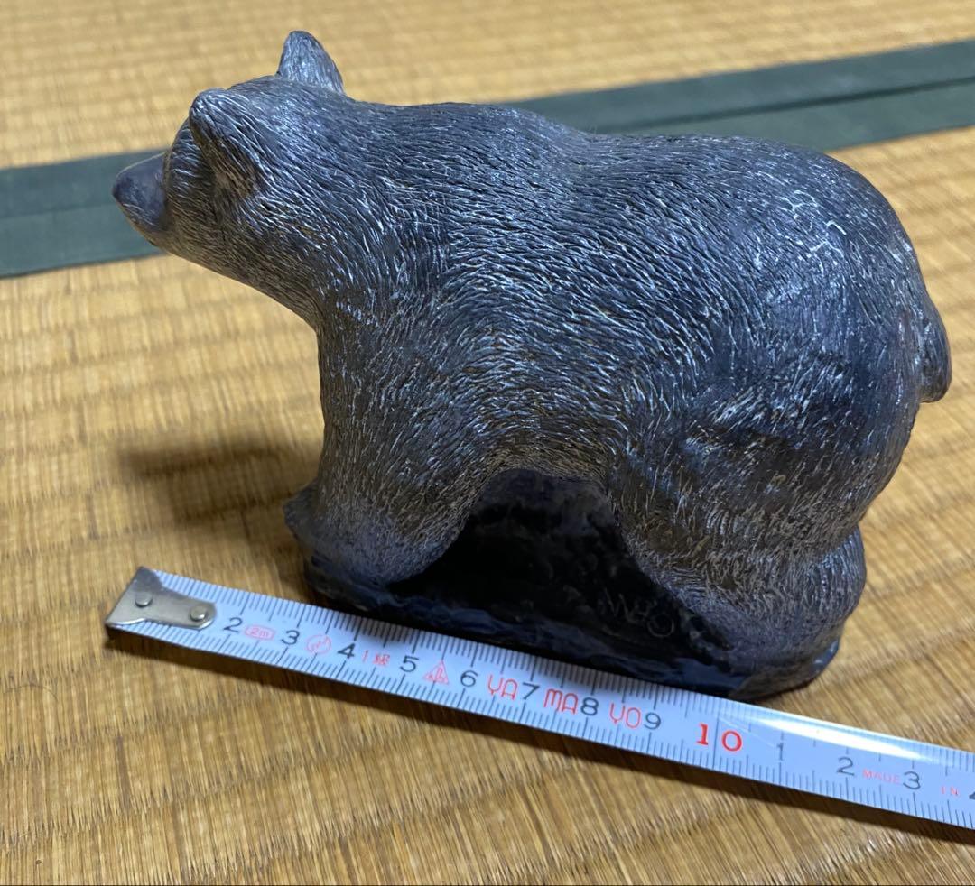 激レア「A WOLF ORIGINAL」 カナダ製 手作り クマ置物