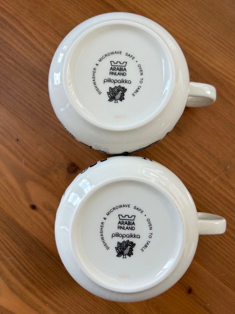 【未使用品】２個セット　アラビア ピーロパイッカ スープマグ 300ml
