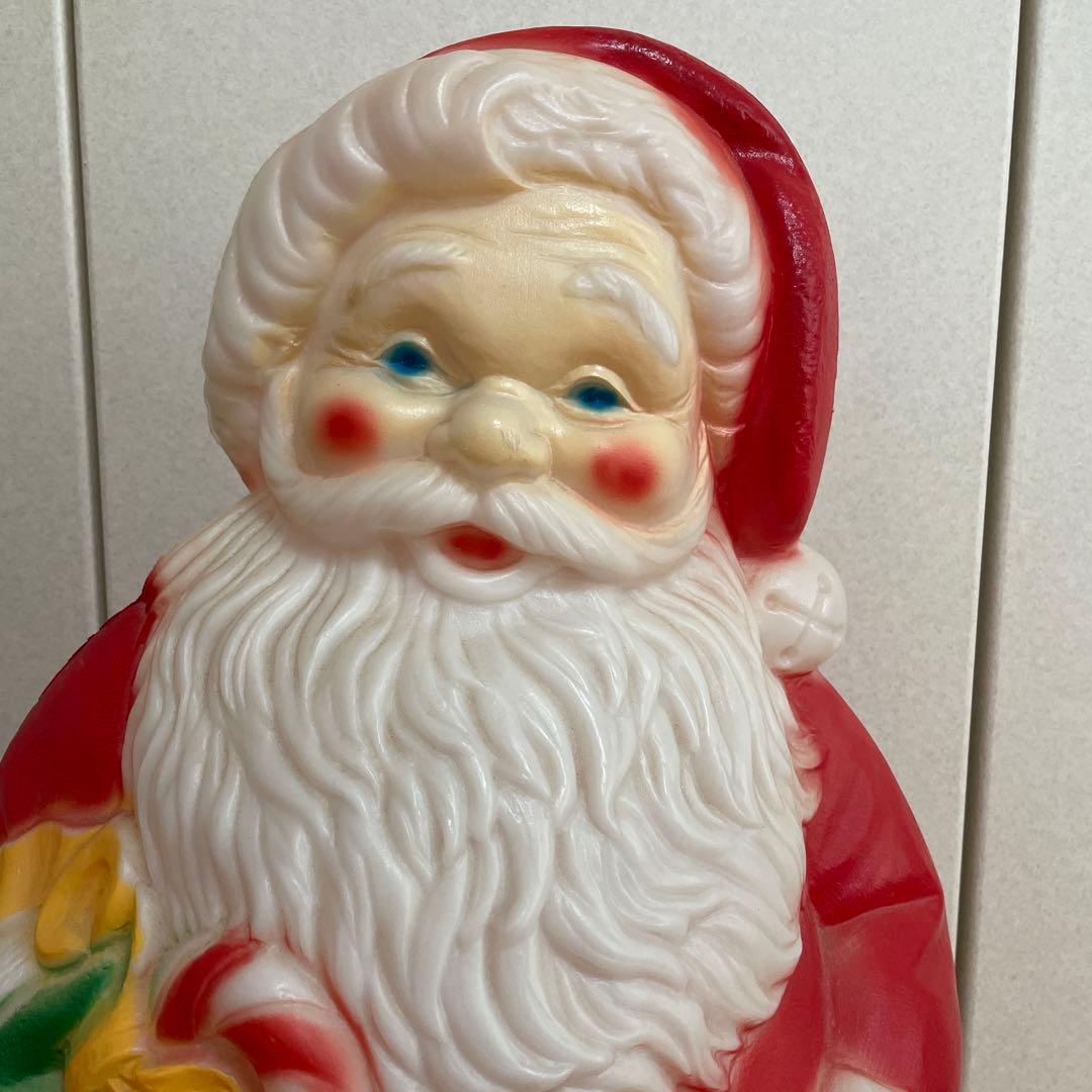 光る サンタクロース クリスマス 置物 ハニー社