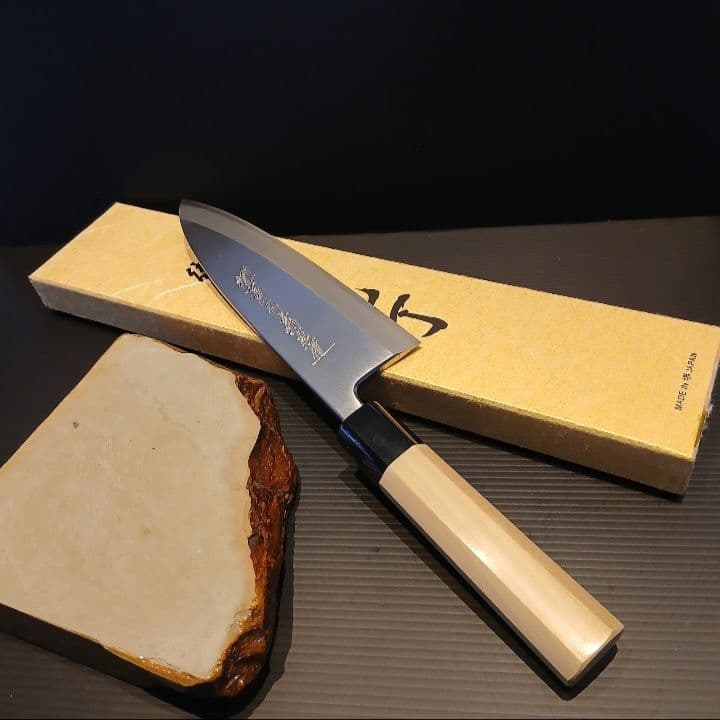 当日発送　郷右馬允義弘　出刃包丁　天然砥石コッパ　セット品