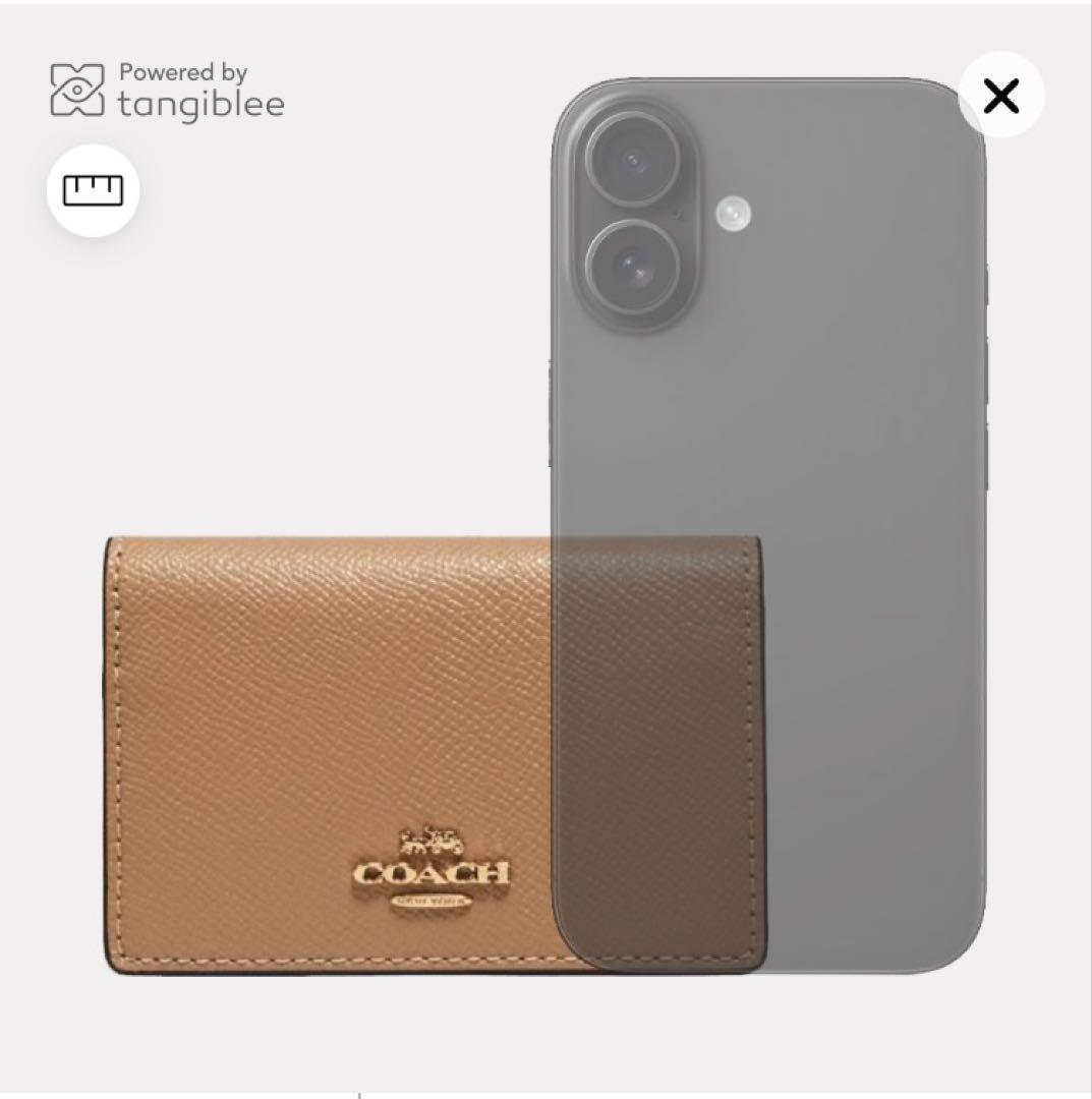 値下げ価格【新品未使用】COACH ビジネスカードケース