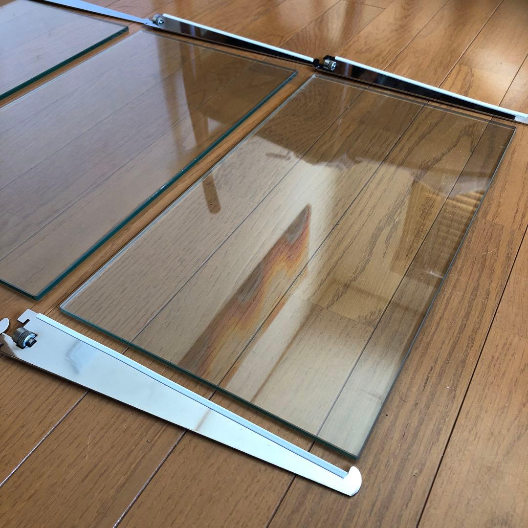 メディスン棚 強化ガラス diy用　アメリカン 小物 45cm25cm極厚5mm