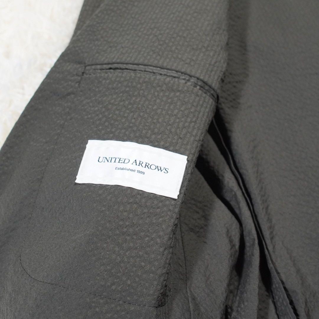 美品 ストレッチ《UNITEDARROWS》2B セットアップ(M)シアサッカー