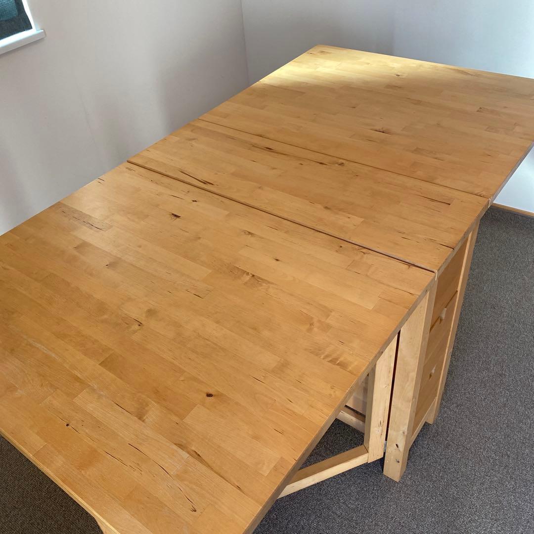 菊池。IKEA ノールデン　バタフライテーブル　NORDEN