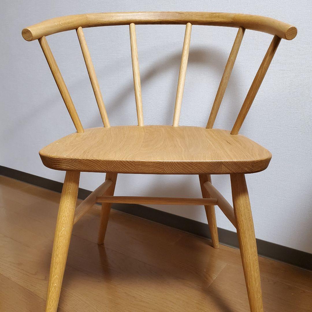 極美品　無印良品オーク製ダイニングチェア
