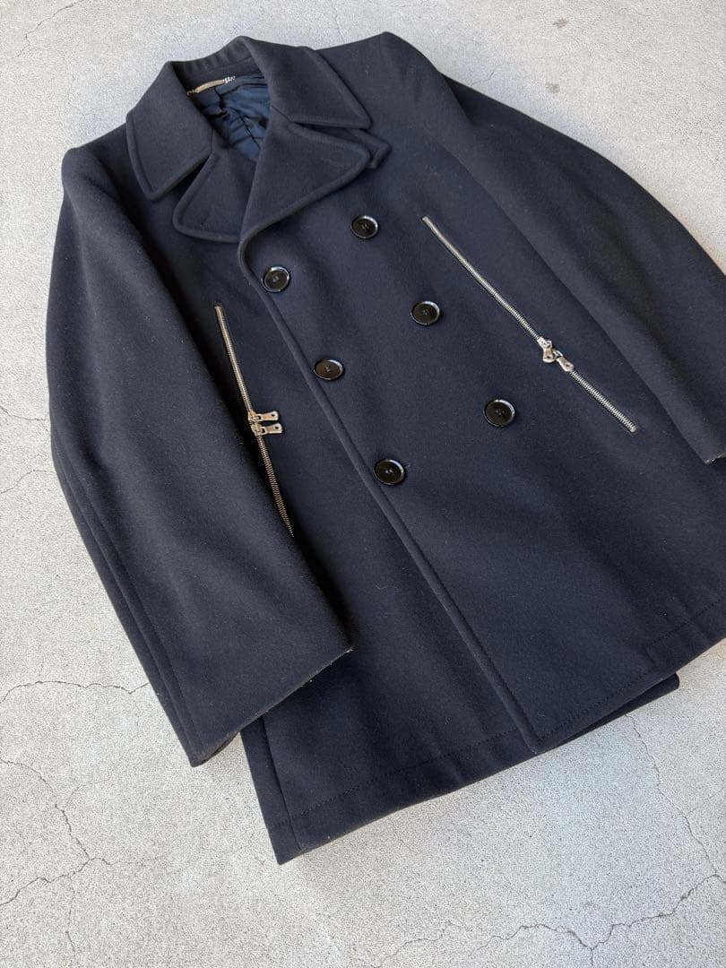 ジャケット・アウター DOLCE&GABBANA 03AW Archive Black Peacoat