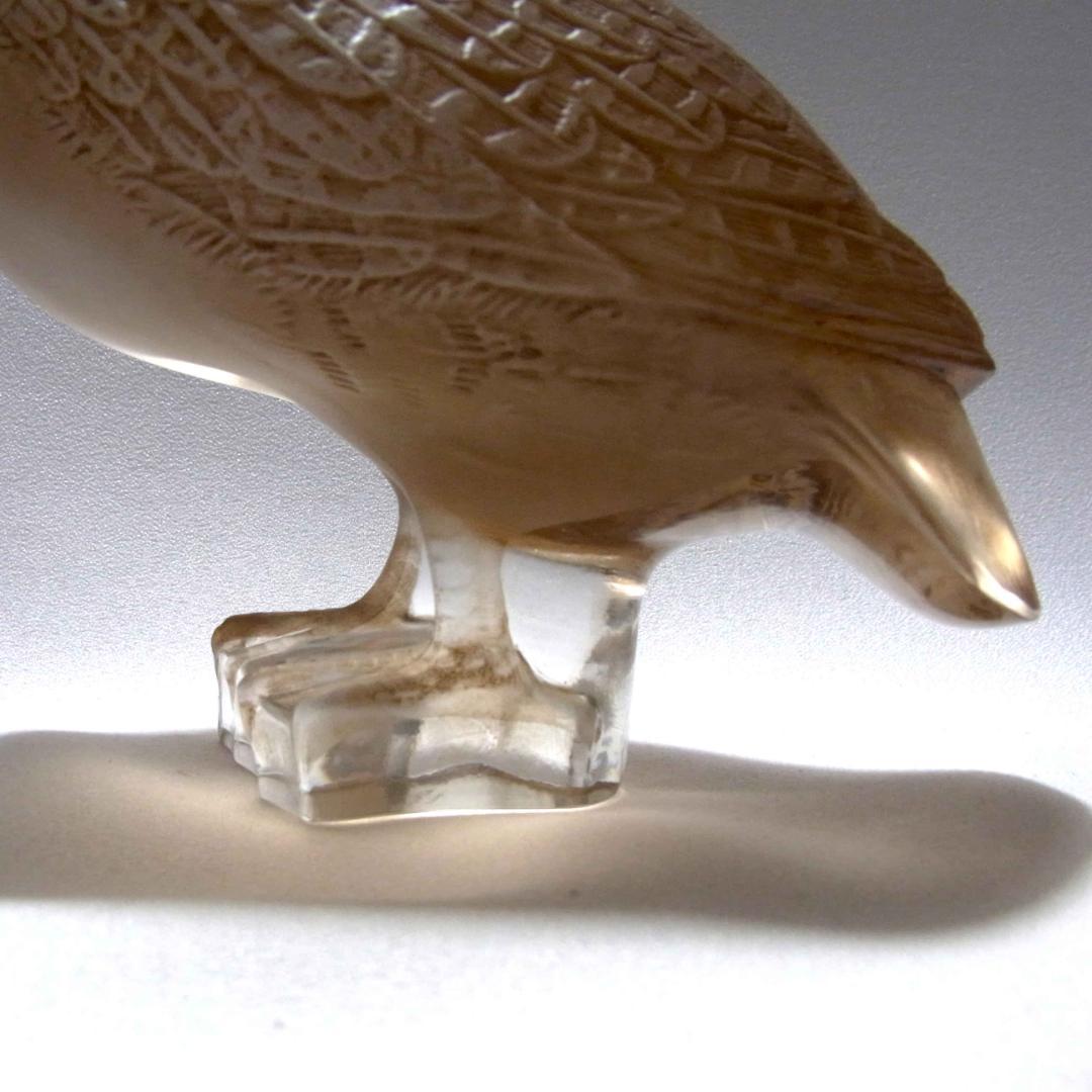 ルネ・ラリック R. Lalique うずら Perdrix Inquiete