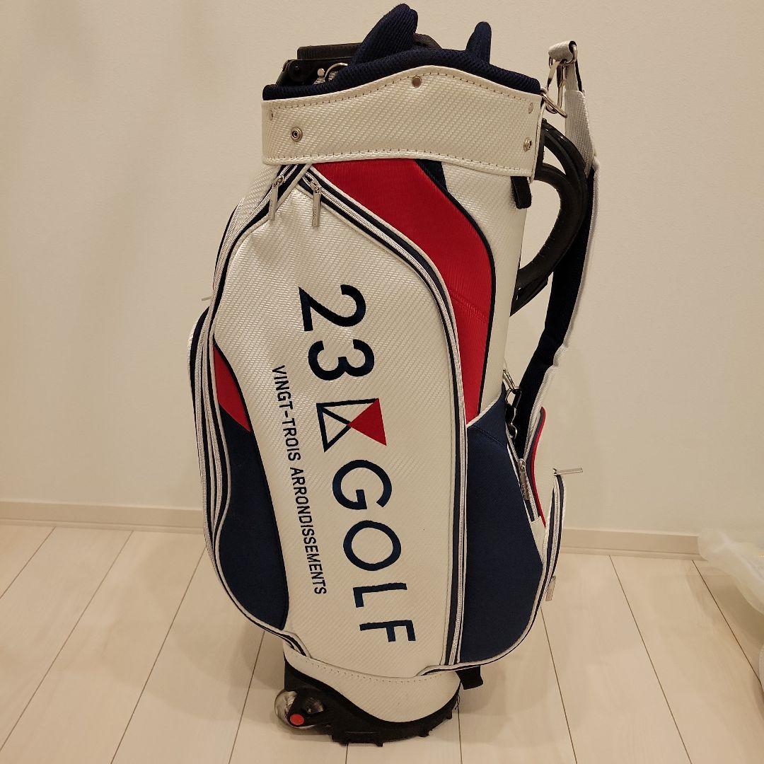 23区GOLF 　キャディバッグ 　ゴルフバッグ　セルフバック内臓　23区