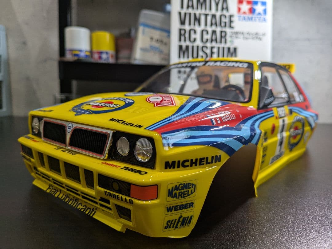 Tamiya Lancia Delta Integrale イエローボディ
