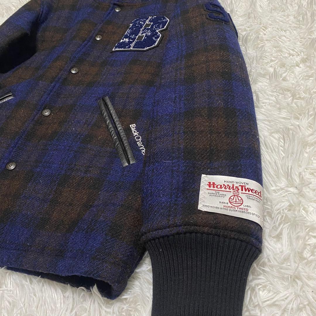 Back channel Harris tweed キルティング　チェック