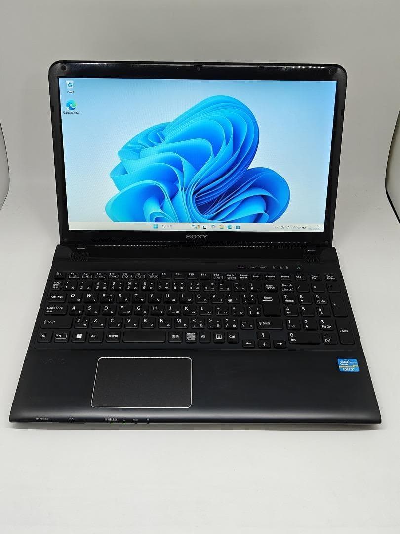 【SONY】爆速 Corei7/新品SSD256GB ノートパソコン 8G B4