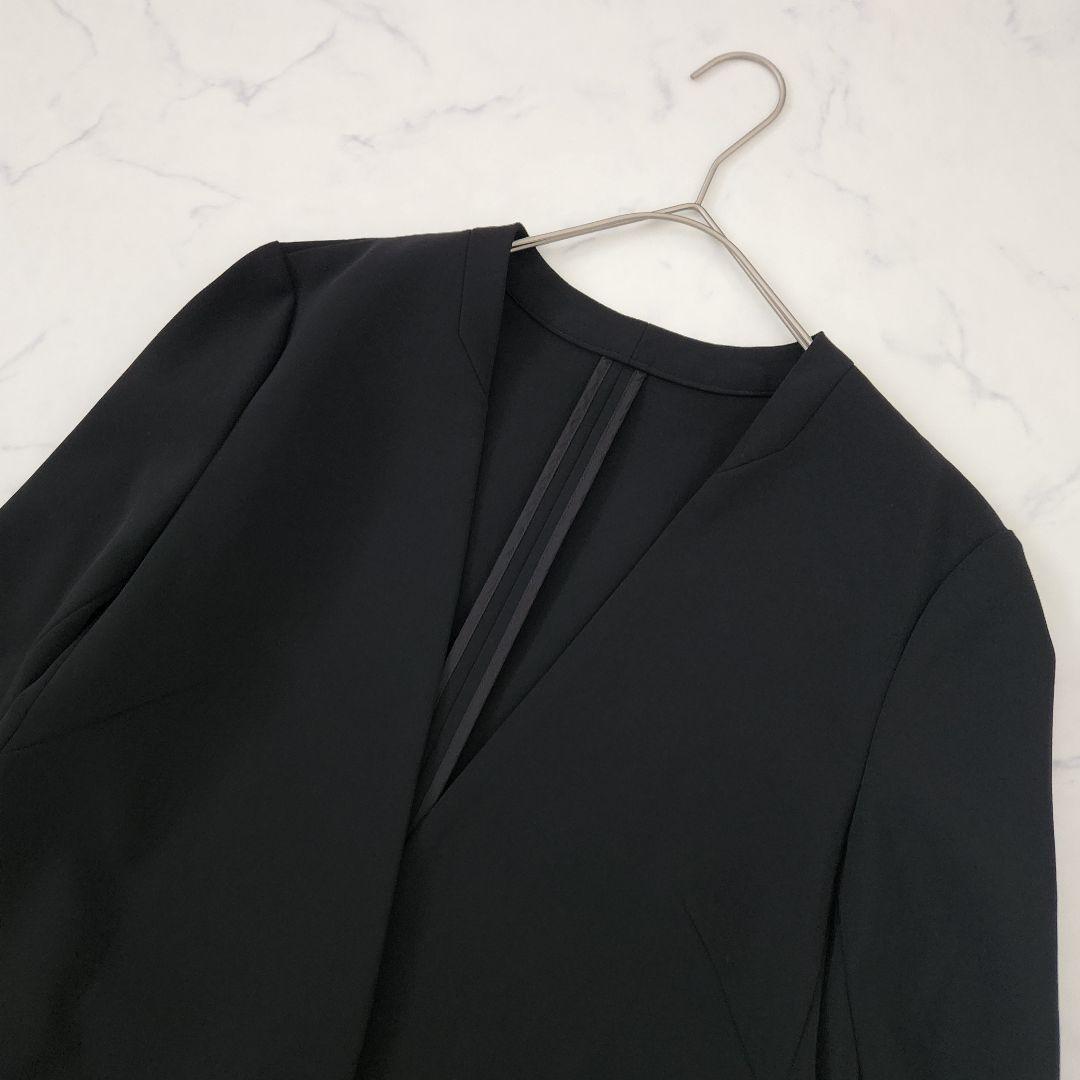 スオミ　極美品✨SOÉJU ストレッチファインロングノーカラージャケット