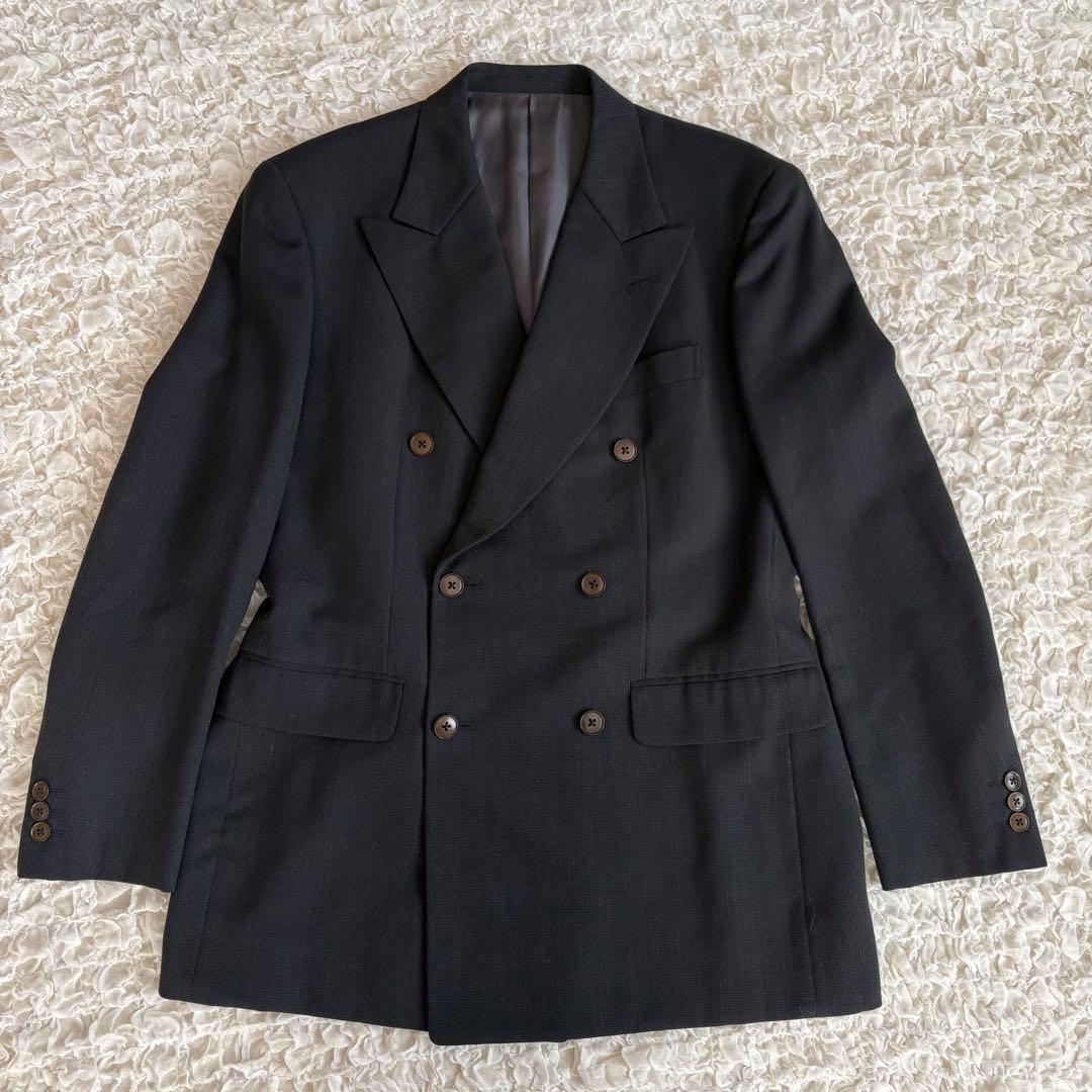 80s' TAKEO KIKUCHIヴィンテージ　ウール ダブルブレストスーツ