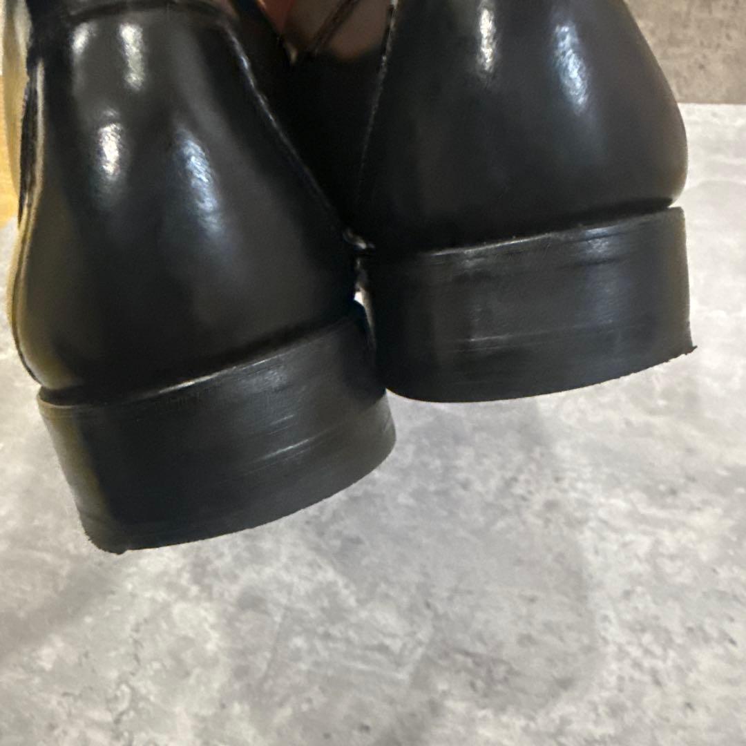 【極美品】ghbass&co ペニーローファー　白黒　モノトーン　24.5ぐらい