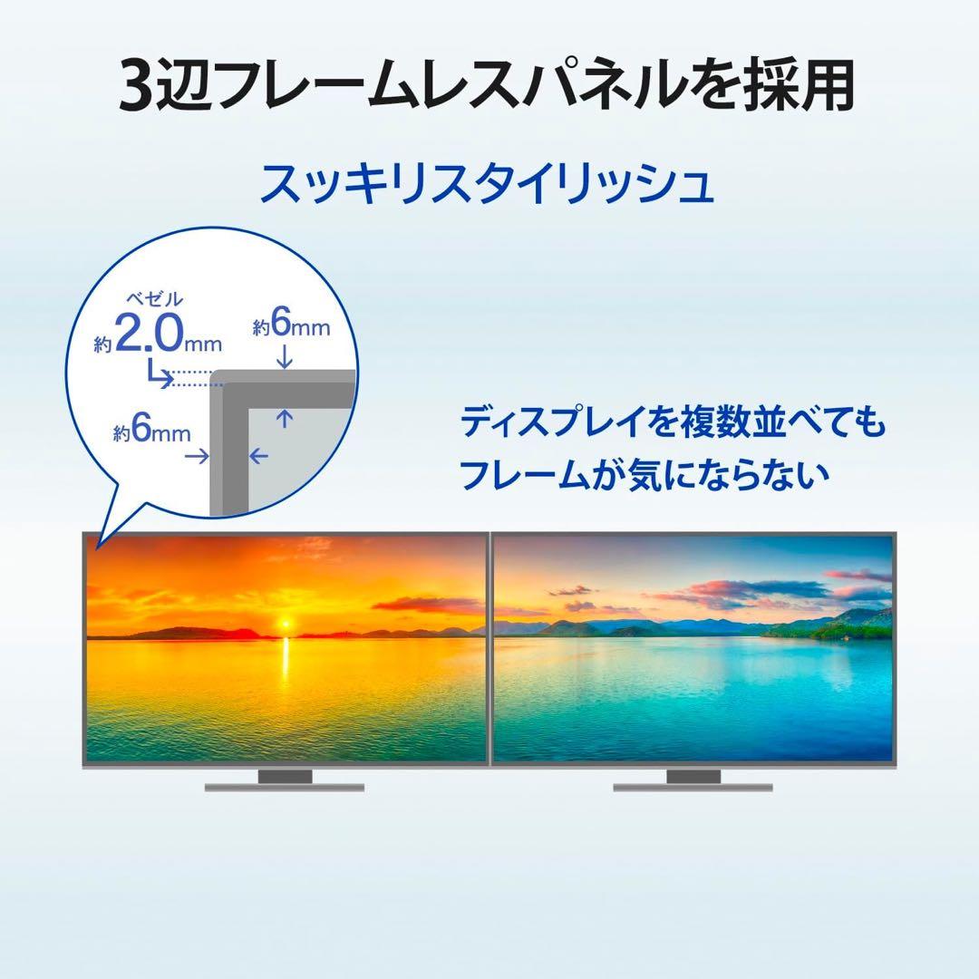 美品I-O DATA ホワイトディスプレイ 本体