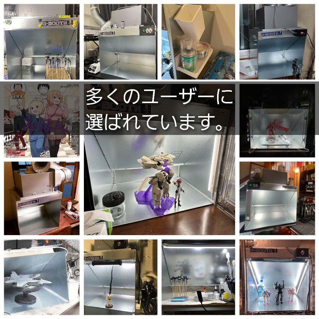セール品　G-BOOTH M-02　研磨塗装ブース　400m3/h セット一式
