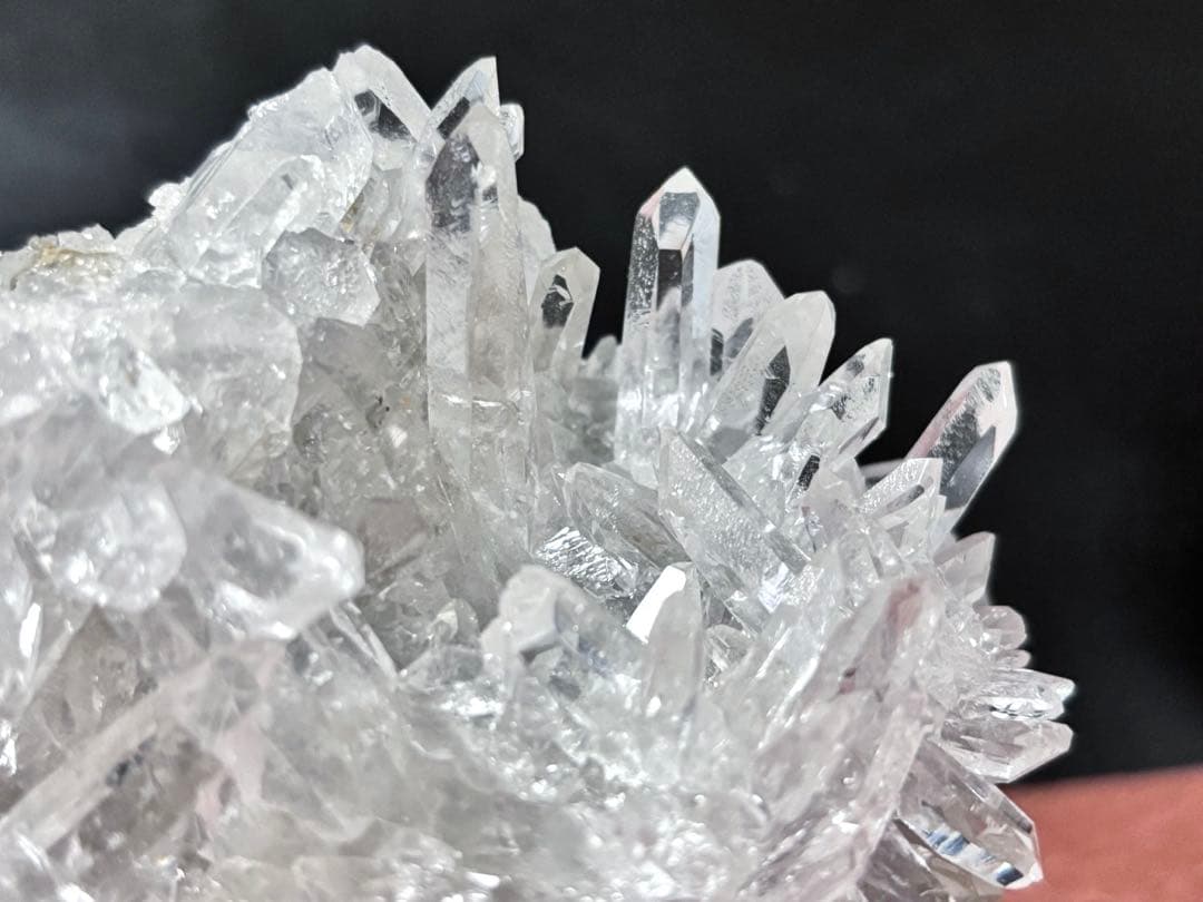 【希少】水晶 クラスター (ミナスジェライス州)原石 マーカサイトインクォーツ