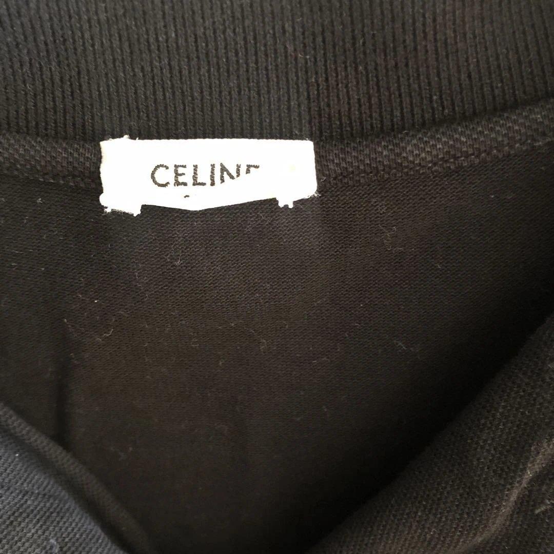 CELINE ブラック ポロシャツ