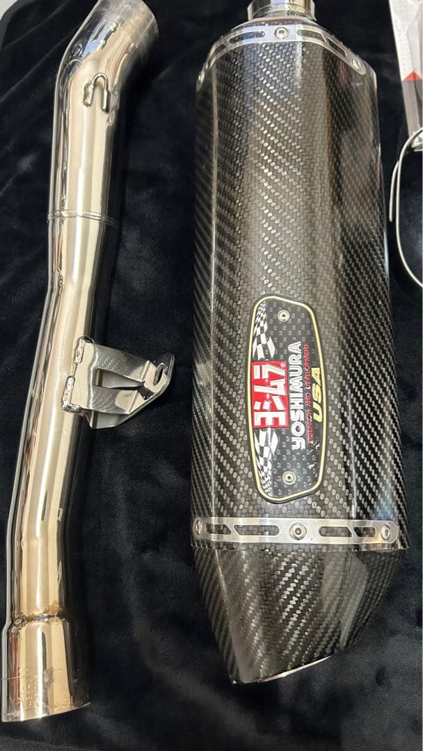 USヨシムラ R-77 カーボン デュアル スリップオンマフラー ZZR1400