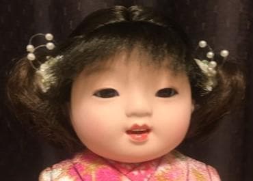 【未使用/超美品】木村一秀作　木目込み市松人形