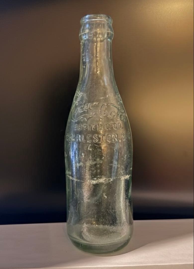 D1 レア 1904-5年製 コカコーラ ボトル Charlston,S.C 瓶
