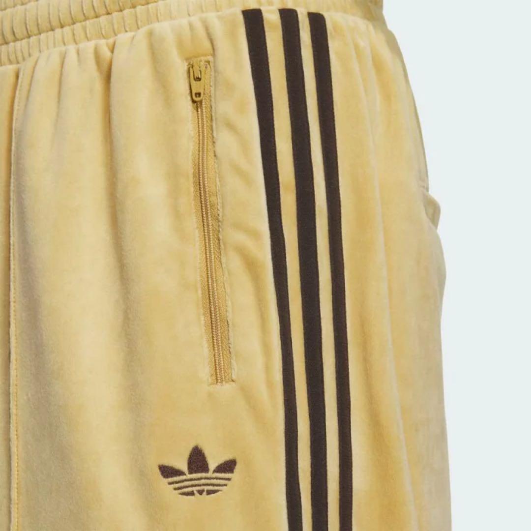 adidas ベロア トラックジャケット パンツ 上下 セットアップ L